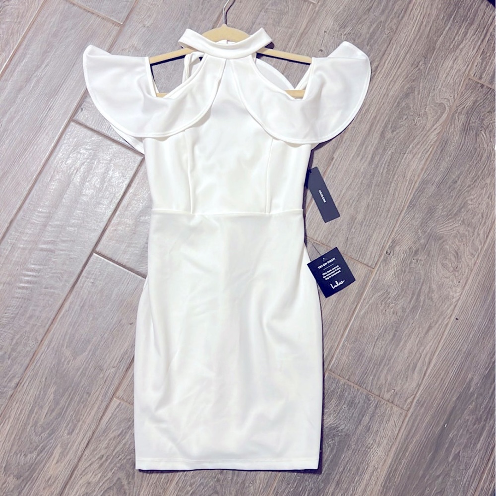 White cocktail dress